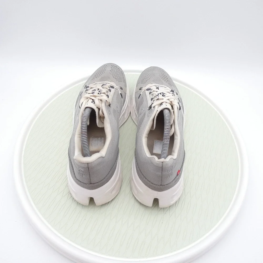 On Cloudsurfer Grey White Shoes Mens 10 CloudTec Phase Sneakers 3MD30090547